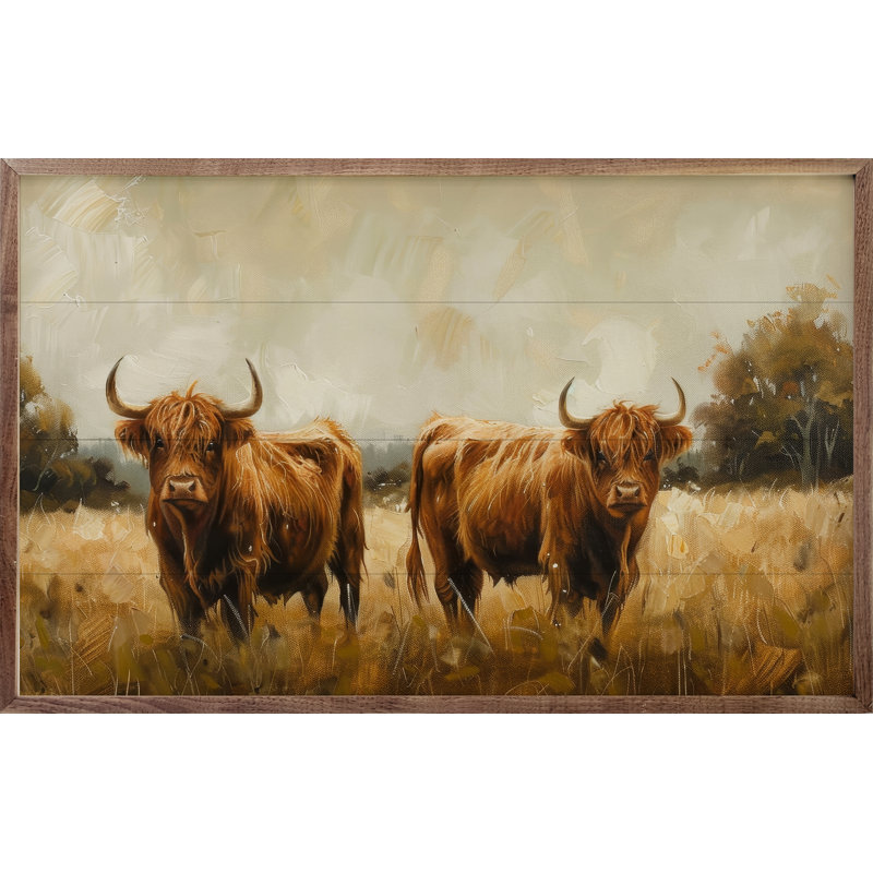 Couple de vaches par Petals Prints Design, H 24 po x l 36 po