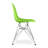 Modholic Eiffel Chair With Steel Legs, Green-94759471-115136287