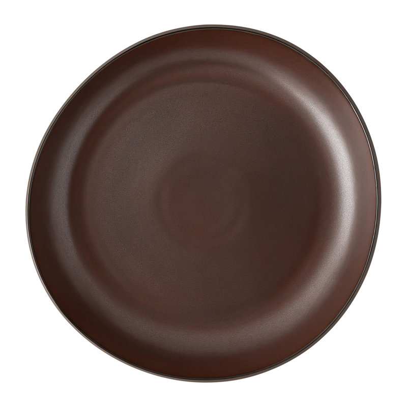 Junto Stoneware Platter, Bronze