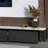 Demarre Modern TV Stand for Projector, Faux Marble Media Console with Drawers, Pre-assembly-1957539219