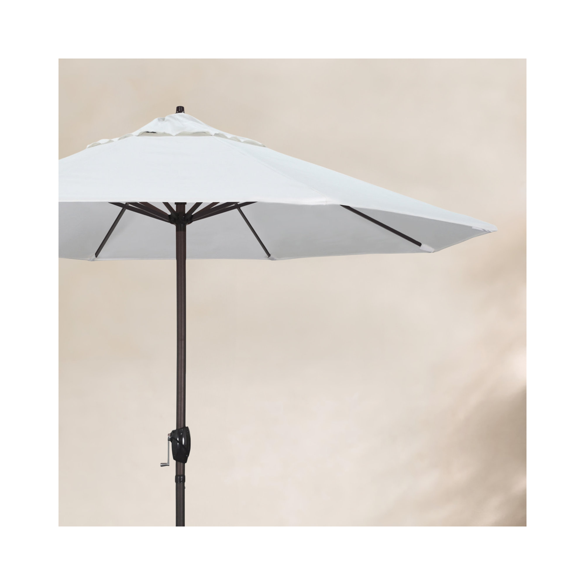 108'' Outdoor Umbrella, Canvas Natural Sunbrella® Canvas