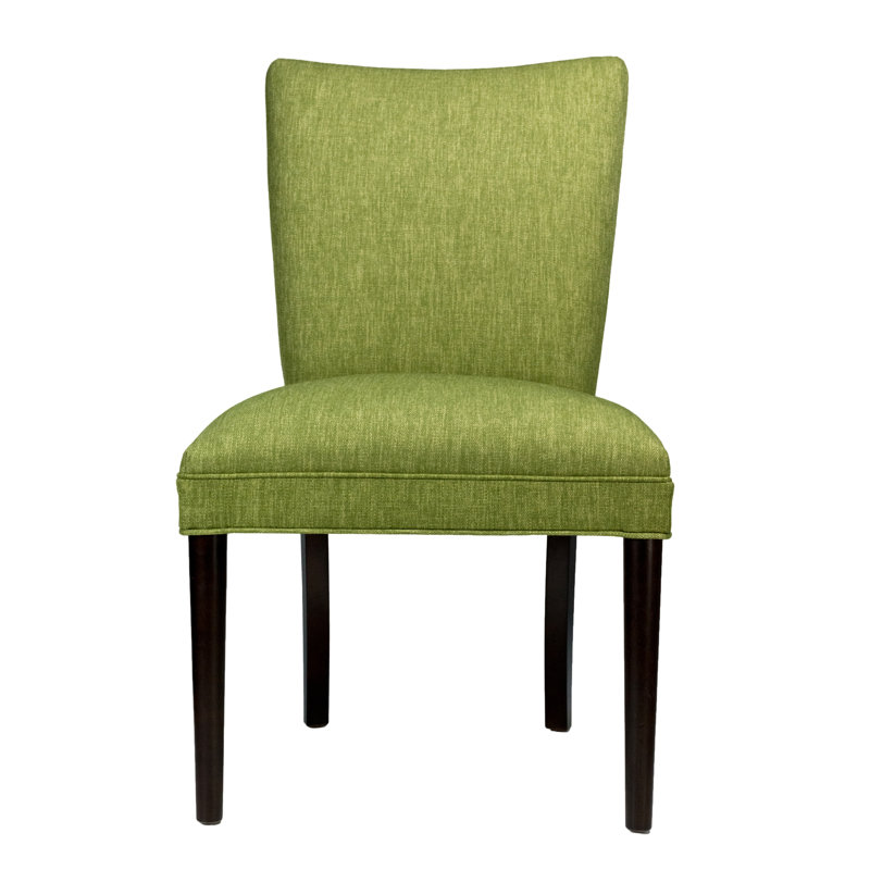 Chaise parsons rembourrée Alex Lucky Spring Seating, Espresso, Herbe Key Largo