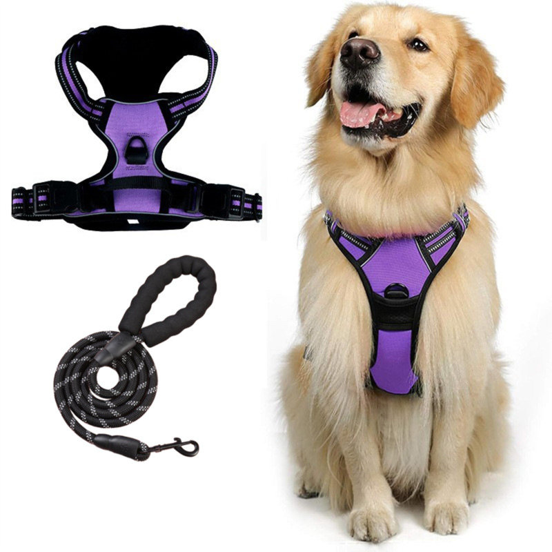 Antis pull power belt Fellstern Antis Pull Harnesses Antis Pull Dog Harnesses With Entry Designs, Purple