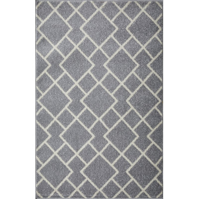 Christine Bleyana Gray Area Rug