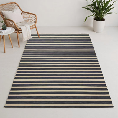 Tapis intérieur / extérieur gris HorizontalStripes