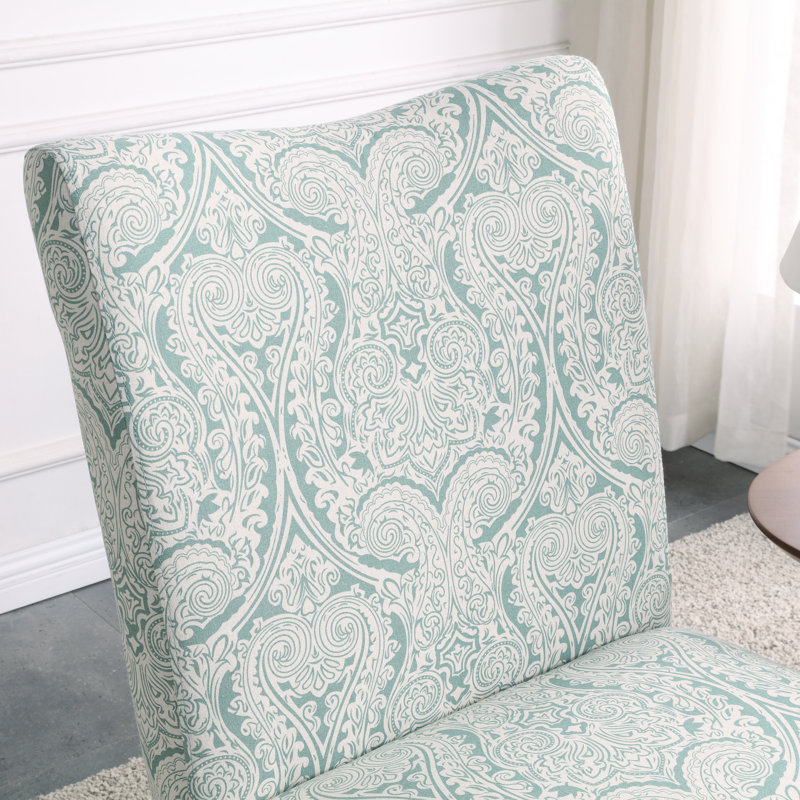 fauteuil de chambre Marimon, Cachemire menthe