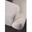 Modern 3-Seat Sofa, White Fabric Upholstery, 114.2 x 41.3 x 33.5 inches | Durable Wood & Chipboard Frame, 100% Polyester, Dry-Cleanable | Comfortable Fixed Back & Arm Rest, 28 DNS Layered Foam | Stylish Addition to Living Room or Office