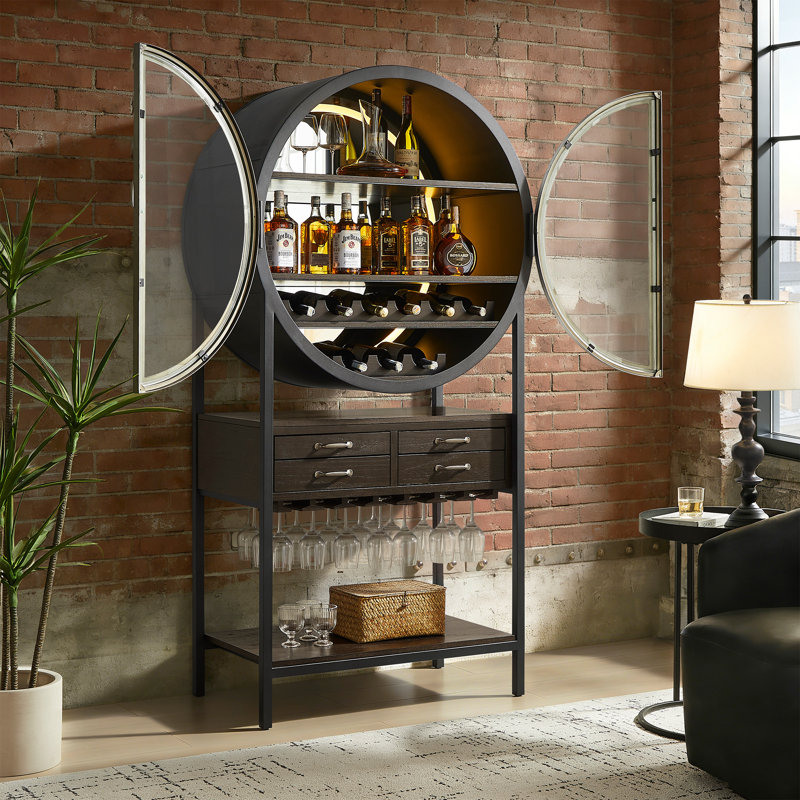 Lowell Wine & Bar Cabinet