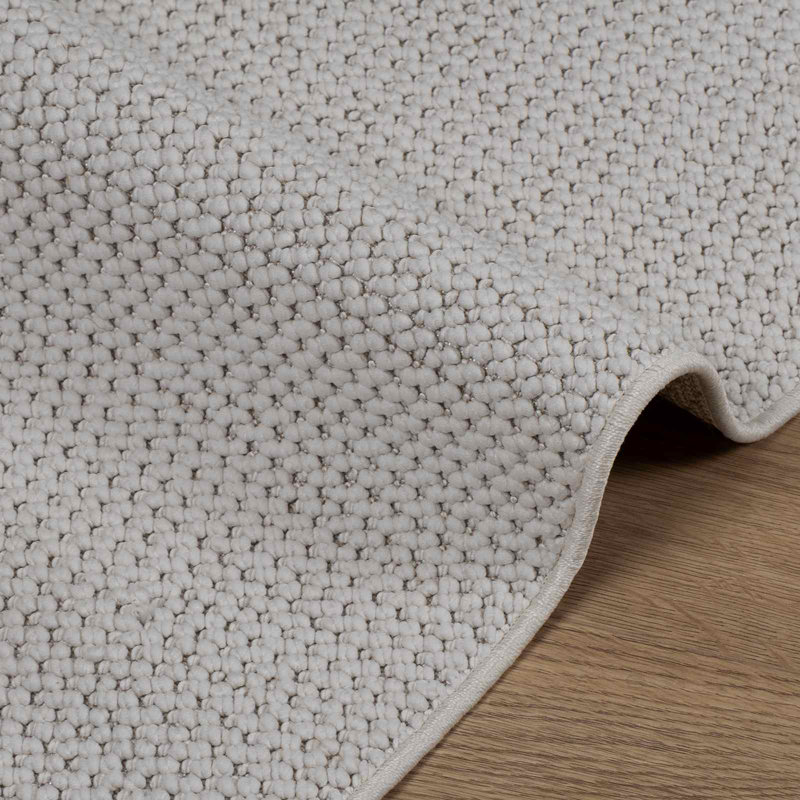 Modern Indoor Rug, Cream, Square 120 cm