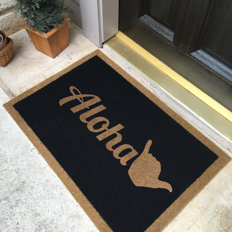 Tapis d'entrée antidérapant Stubbs 60 x 36, Noir, L 36 po x L 60 po