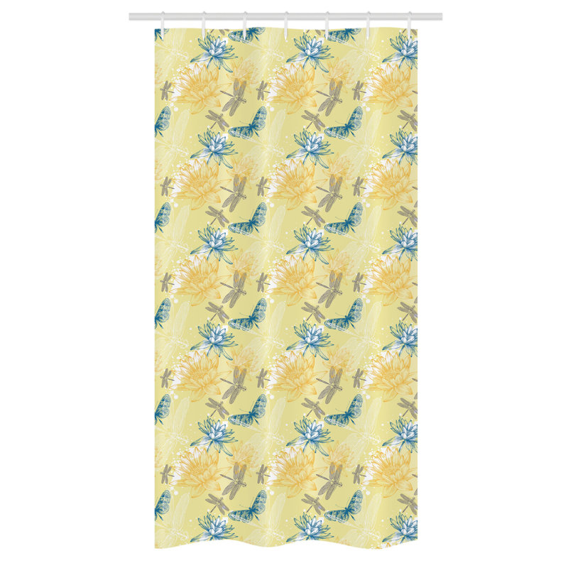 Mulaney Geometric Shower Curtain with Hooks Included, 36" W x 72" L