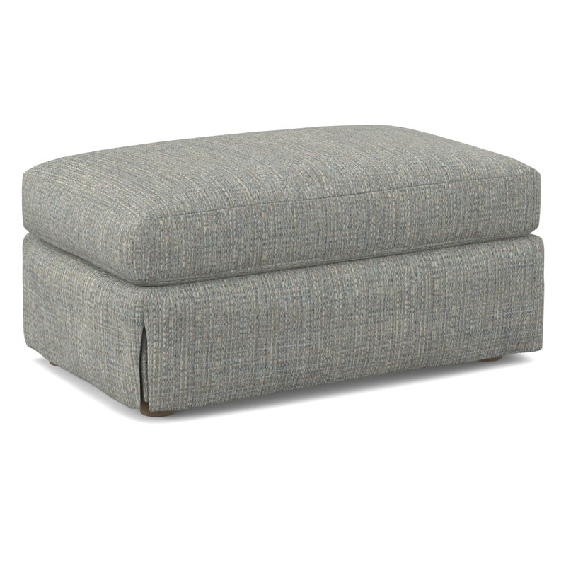 Upholstered Ottoman, Weathered Gray, 61612-74