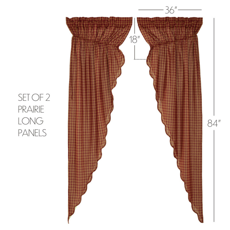 Paire de rideaux obscurcissant avec passe-tringle Mcknight, L 36 po x L 84 po, Rouge