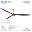 Ventilateur de plafond intelligent 84 "Pierce-116794750-116794753