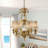 Plantation 7-Light Pineapple Chandelier-939049272