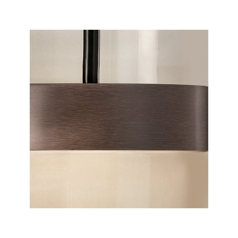 Futura Table Lamp M Crystal Copper Matt Black 1 E26 Ul, Smoky Brown, 11" H x 8" W x 8" D