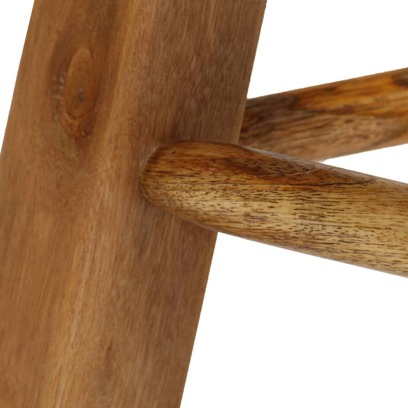 Funes Upholstered Counter Stool with Solid Wood Frame