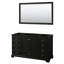 Ensemble de meuble-lavabo simple 60 "avec miroir Deborah-40065225-61126739