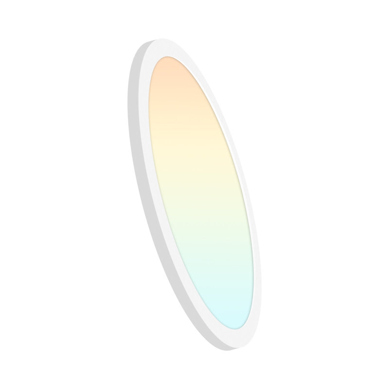 Jenivieve LED Round Slim Flush Mount Ceiling Light,5/7/9/12/16/24 inch LED Close To Ceiling Light for Bedroom, Kitchen, Office,Closet,Laundry Room