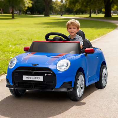12V Licensed BMW Mini Cooper Kids Ride On Car, Electric Toy Vehicle Powered by 4.5Ah Battery, Equipped with Premium Charger, Ideal Kids Ride On Toy