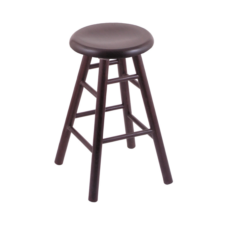 Tabouret tournant 30 ", Chêne cerisier foncé, Tabouret de comptoir (siège d’une hauteur de 24