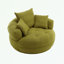 Canapé simple en chenille avec coussins-276592243