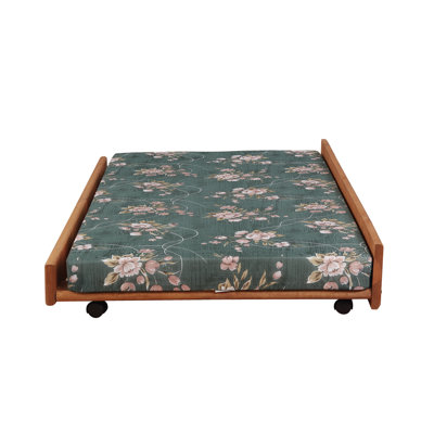 Finition contemporaine - Lit gigogne en bois avec matelas Bunkie Stevie