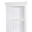 Tablette d'angle de 83,4 po de hauteur