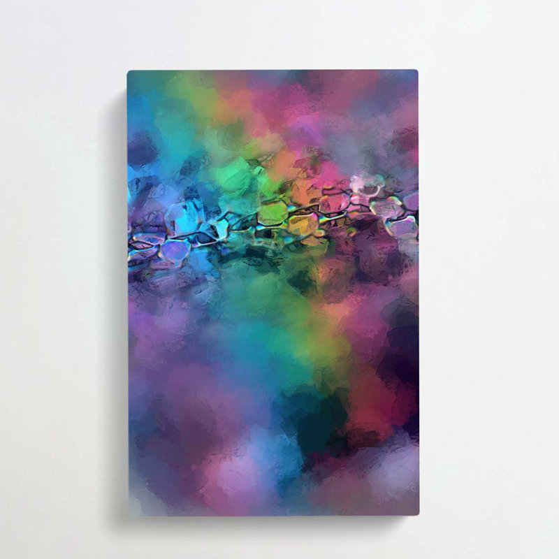 Colours of the Rainbow in Abstract - Wrapped Canvas, 50cm H x 35cm W x 3cm D