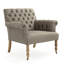 Shemica Linen Tufted Armchair