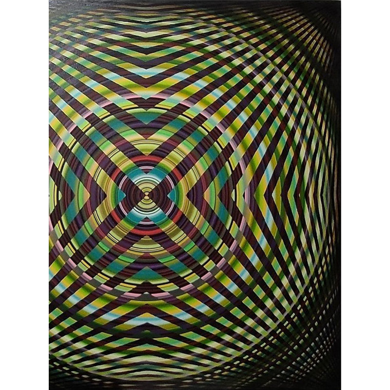 Peinture circulaire à l'illusion circulaire par Ghanshyam Gupta