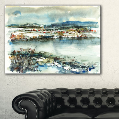 " Blue Winter Lake "