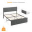 Structure de lit Divaraj 45,7 po-87915107