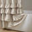 Madison Park Grace Beige Solid Single Ruffled 72x72'' Shower Curtain-32740821-125588364