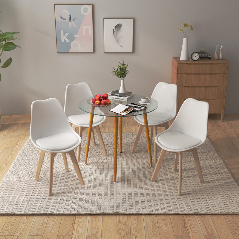 4 - Person Four Leg Base Dining Set