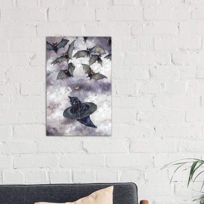 Batmobile 1 Piece Wrapped Canvas Painting