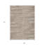 Tapis extérieur lavable rayé taupe 9 pi x 12 pi gris et ivoire