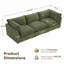 Canapé modulaire surdimensionné à 3 places l 106,38 po Heffernan-957623484