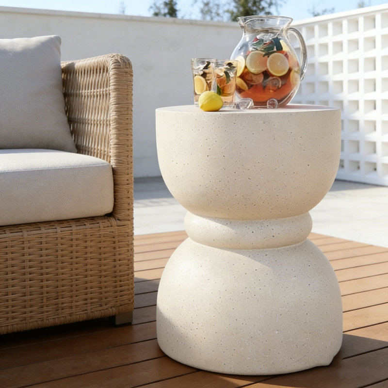Table d'extérieur en béton pour l'extérieur