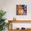  «Freeway 3» par Cheryl Warrick, art mural sur toile, 12 po x 12 po