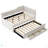 Full Size Upholstered Daybed With Trundle And Three Drawers-1430399540