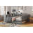 Glam Velvet Upholstered Daybed with Storage Shelves and Charging Station-117122594
