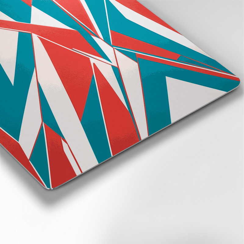 Art mural en métal Hard Edge 83, H 16 po x l 20 po