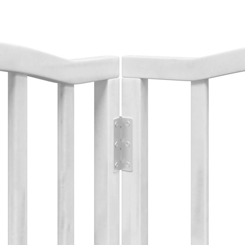 Deance Solid Wood Dog House Door, 90cm H x 300cm W x 2cm D, White