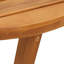 Garden Dining Table Round Solid Wood Acacia-940608468