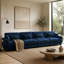 Canapé modulaire en velours surdimensionné Comfort-604043862