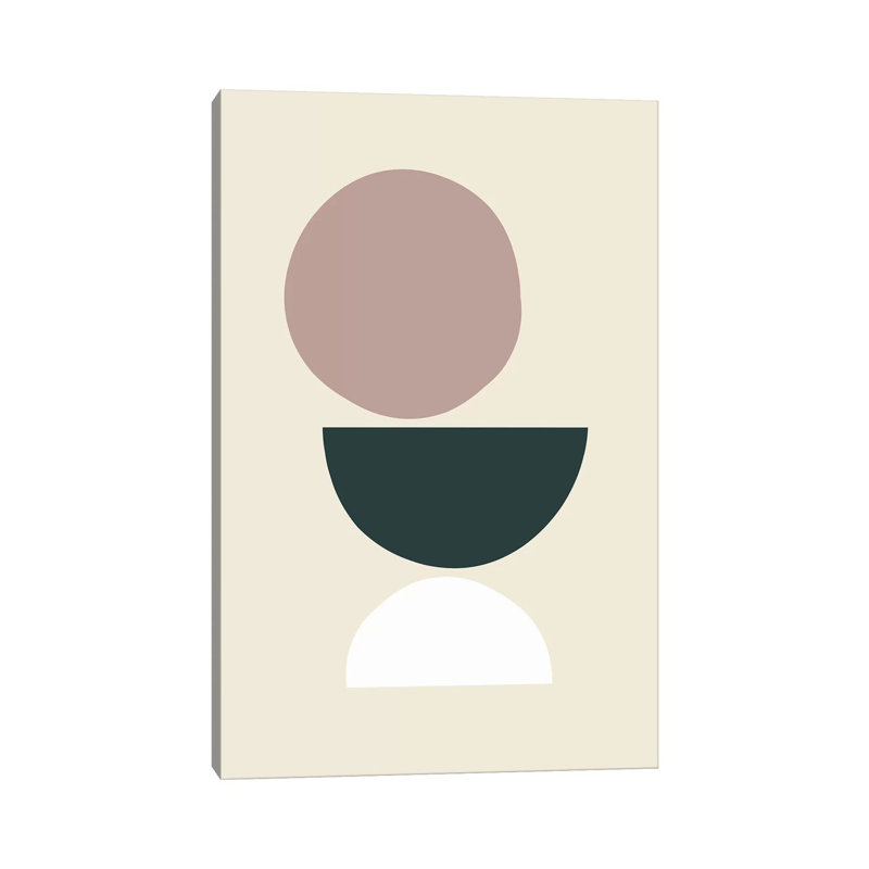 Mid-Century Shapes I by The Maisey Design Shop - Gallery-Wrapped Canvas Giclée on Canvas, 66.04 cm H x 45.72 cm W x 1.91 cm D
