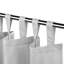 Rideau simple occultant et isolant avec passe-partout et passe-tringle noir l 52 po x L 108 po Abba-373886918-373886914