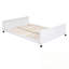 Lit double superposé au dessus d'un lit double avec bureau-1008324919