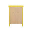 Table de chevet jaune vibrante-797640706